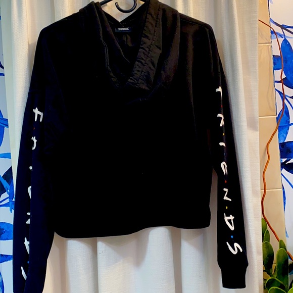 F.R.I.E.N.D.S. Cropped Hooded Sweatshirt M (Friends) - Picture 5 of 8